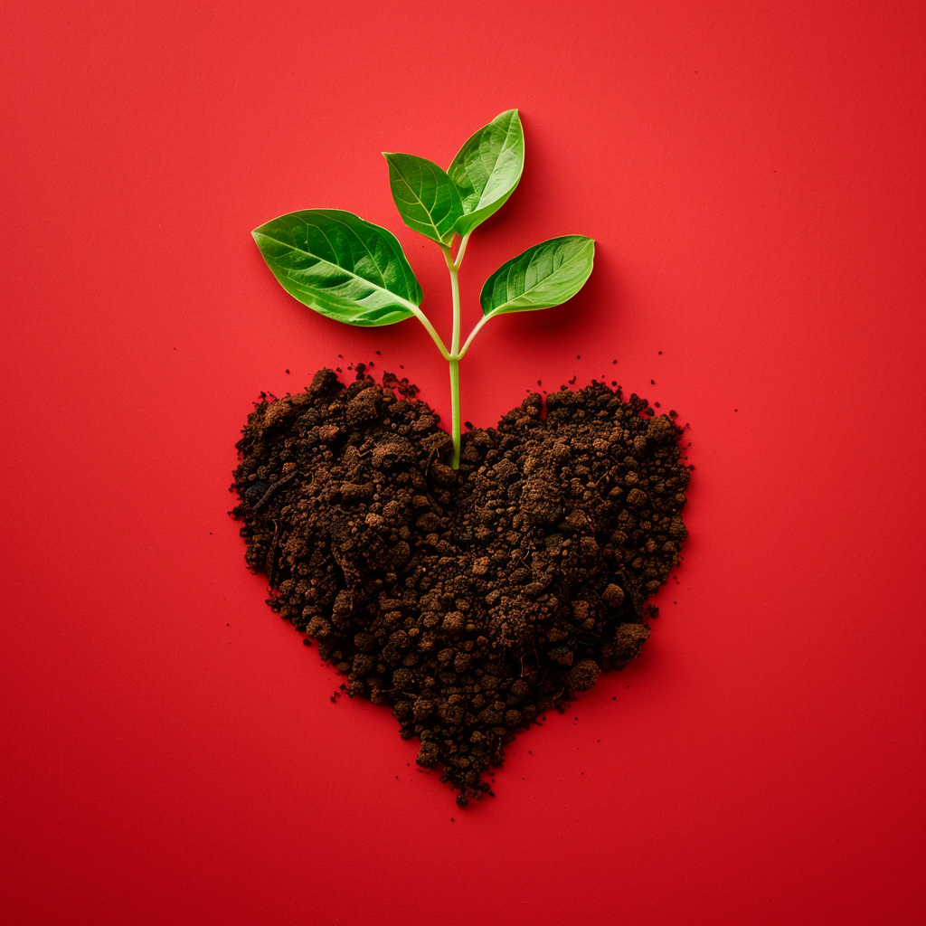NVME Supplements NVME Supplements 56221 Plant Growing In Heart Shape Red Background 7bea4631 E881 413b 9705 6e273344b02a