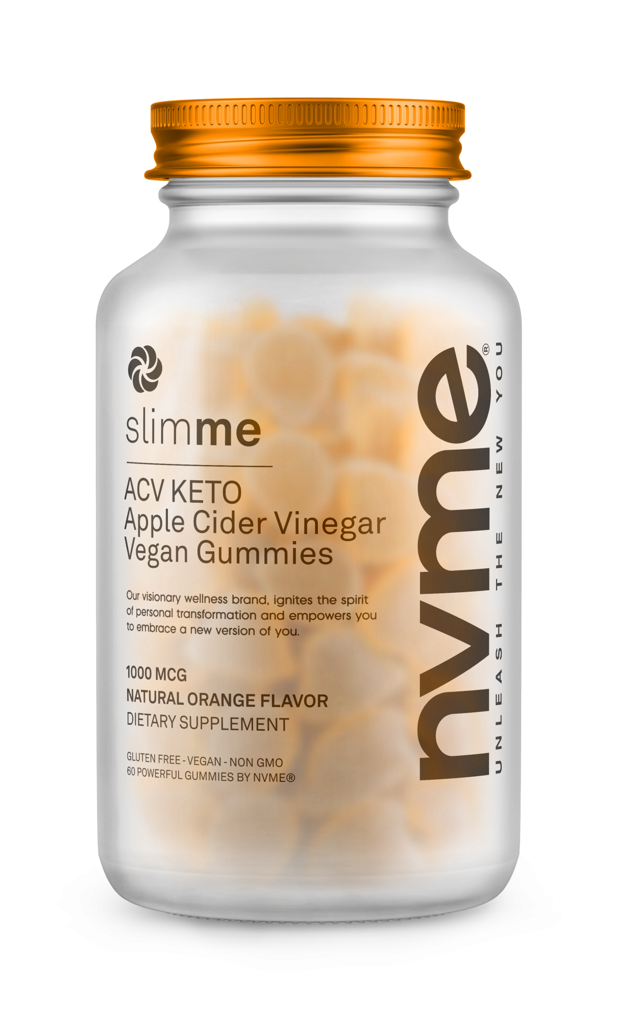 NVME Supplements NVME Supplements Nvme Avc Keto Slimme Orange Bottle Mockup Plain Cropped