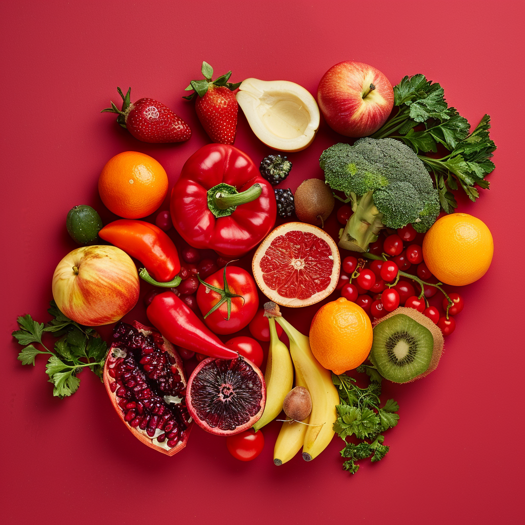 NVME Supplements NVME Supplements Davidv. 56221 Assorted Fruit And Vegetables Red Background 0cc879b3 F523 49f9 A754 3a45f0a0e8e4