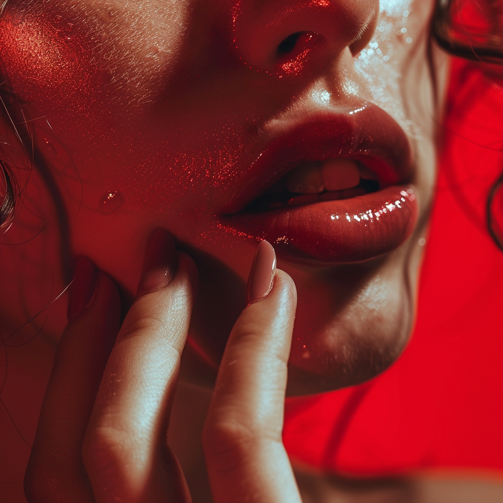NVME Supplements NVME Supplements Davidv. 56221 Extreme Close Up Girl Touching Skin Red Backgroun 1105c4f8 F1fe 4fb7 B38c 67d13b0d9d9a