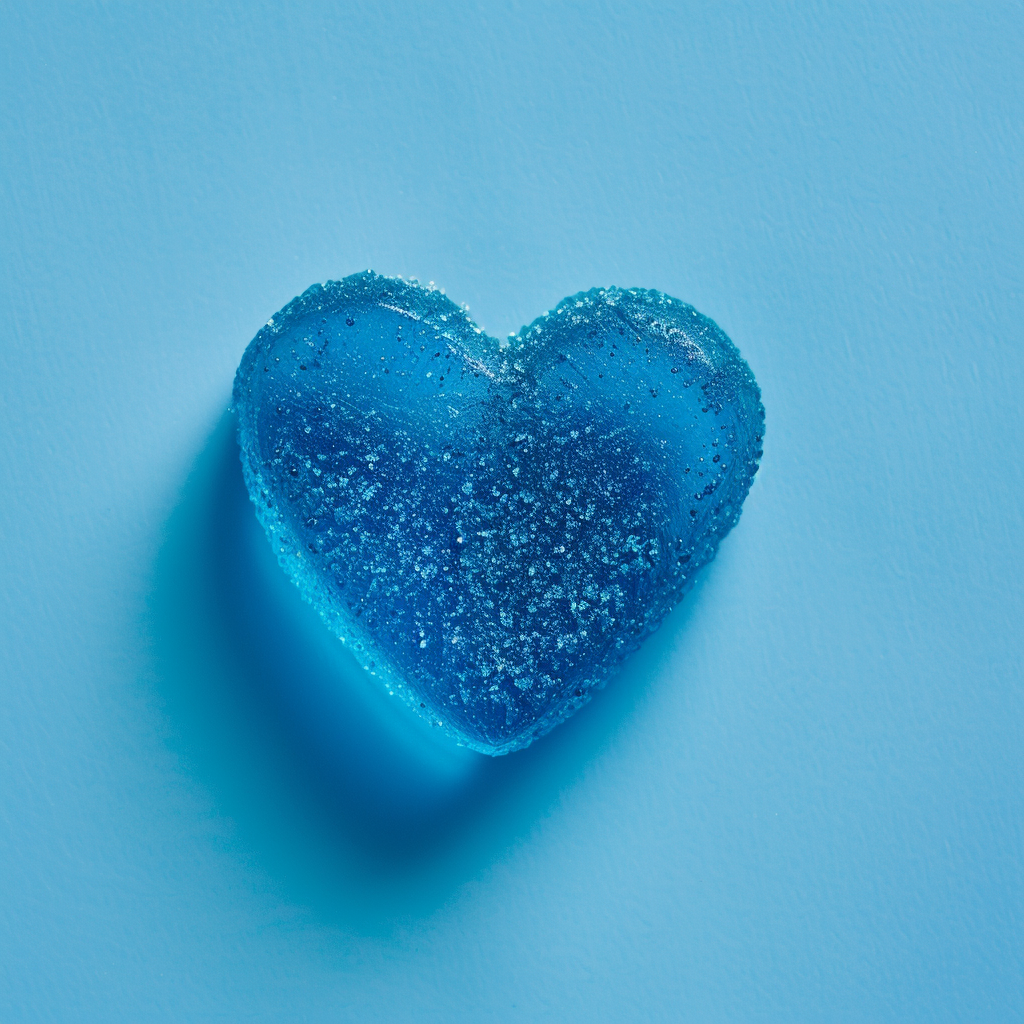 NVME Supplements NVME Supplements Heart Shaped Blue Gummy Blue Background 8e83f29e 764c 4ee8 Bd10 3e8184031ab5